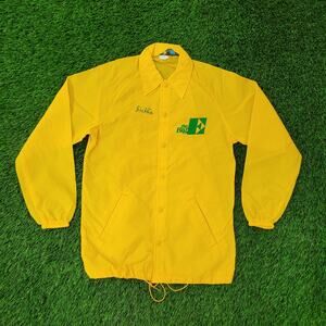 Vintage 60s Champion Coach Jacket XS/S 19x29 Yellow